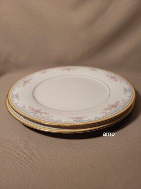 Noritake Edgewater 7728 (Lot of 2) Dinner Plates (10 1/2") EXCELLENT!